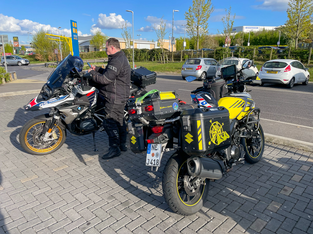 Bilder von der Motorrad Tour