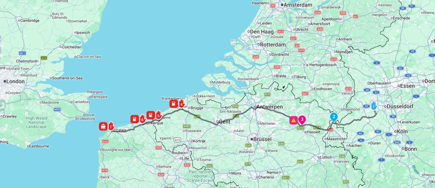 Bilder von der Motorrad Tour